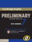 Cambridge English Preliminary 7 Student's Book Pack (Student's Book with Answers and Audio CDs (2)) - Official Examination Papers from University of Cambridge ESOL Examinations