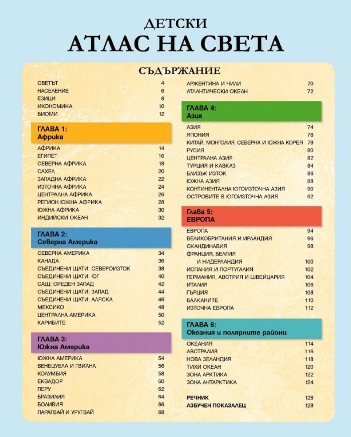 Детски Атлас на света
