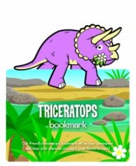Книгоразделител с динозаври - Трицератопс