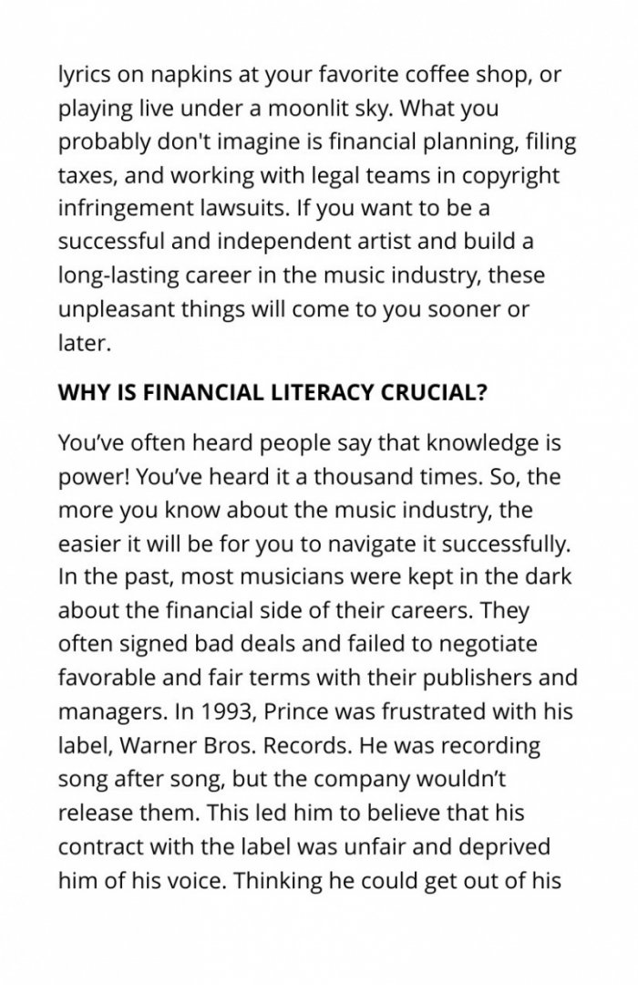 Musician’s Bible: All you need to know about your career!