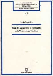 Vizi del consenso e contratto nella Western Legal Tradition