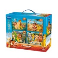 Пъзел 4 в 1 Lion King 05137