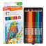 Цветни моливи Deli Color Emotion EC00200, 12 цвята,триъгълно тяло от липово дърво