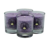 Чакра свещ от палмово масло - виолетова