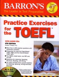 Barron's Practice exercises for the TOEFL wih audio CDs
