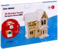 3D Wooden Puzzle - European House F402