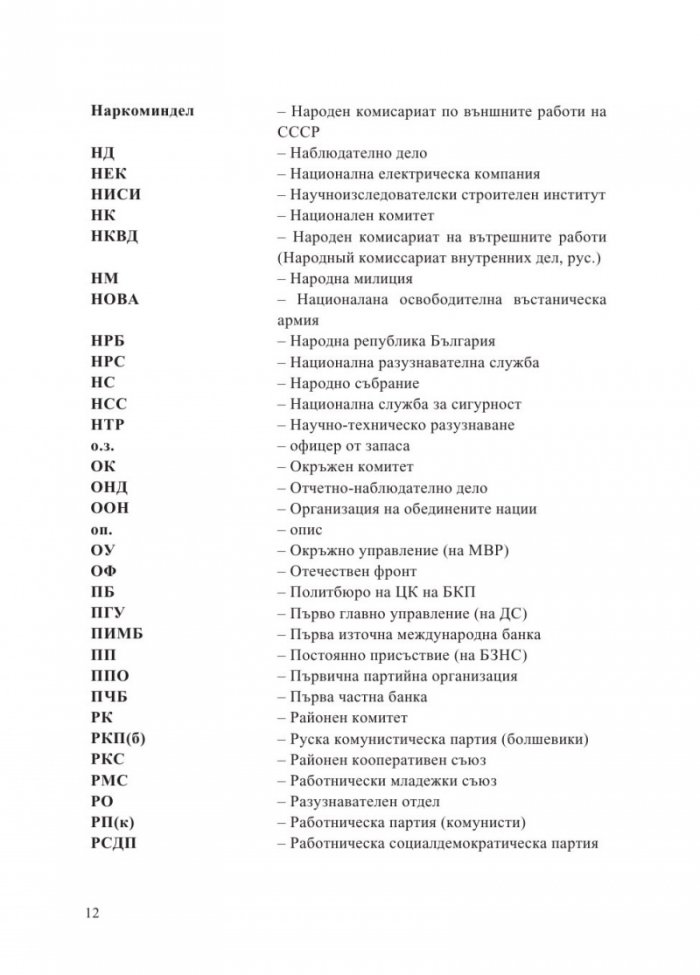 Наши хора по класификацията на БКП