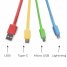 Кабел за зареждане 3 в 1 - дъга Legami