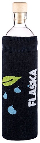 Бутилка FLASKA NEO DESIGN 0.500L: Сини капки