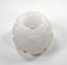 Свещник от хималайска сол - Лотос, бял