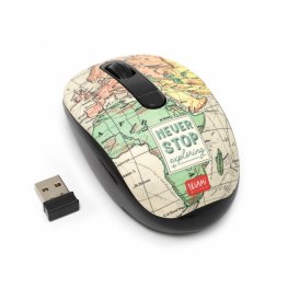 Безжична мишка с USB приемник - пътешествия Legami