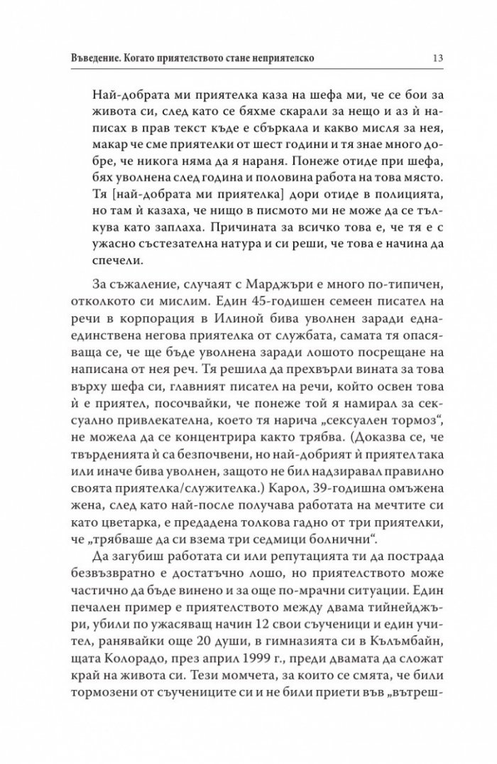 Когато приятелството наранява