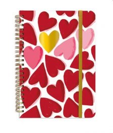 Тетрадка със спирала - Сърца CARTES D'ART