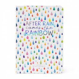 Бележник с редове - A6 Дъжд Legami