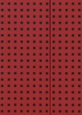 Бележник Paper- Oh Red on Black, A4, Unlined/ 0472