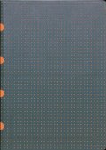 Бележник Paper- Oh Grey on Orange, A4, Unlined/ 0489