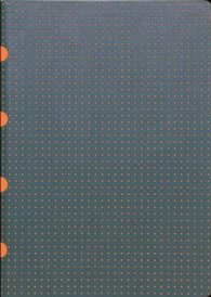 Бележник Paper- Oh Grey on Orange, A4, Unlined/ 0489