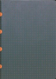 Бележник Paper- Oh Grey on Orange, A4, Unlined/ 0489