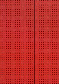 Бележник Paper- Oh Red on Black, A4, Lined/ 0069