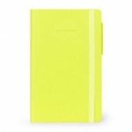 Бележник с редове корица цвят лайм - среден Legami