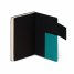Бележник с бели страници петролено синя корица - среден Legami