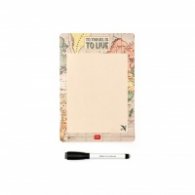 Магнитна бяла дъска - пътешествия Legami