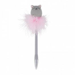 Химикалка със светлина - котка Legami