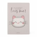 Бележник с редове - А5 Котка Legami