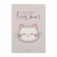Бележник с редове - А5 Котка Legami
