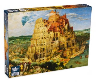 Пъзел Black Sea 2000 части - Вавилонската кула, Питер Брьогел Стари