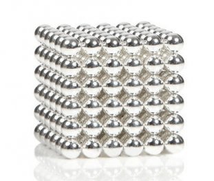 Magnetic Pixels Silver
