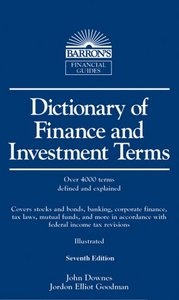 Dictionary of finance & investment terms