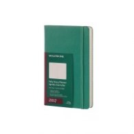 Бележник Moleskine Daily Diary 2017 Large Green, Hardcover [4066]