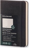 Бележник Moleskine 2017 Diary Weekly Pocket, Hardcover [3434]