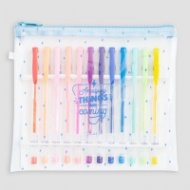 Комплект от 12 химикалки в различни цветове - Mr. Wonderful