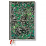 Бележник Paperblanks Dayplanners 2017 Esmeralda, Mini/ 3295