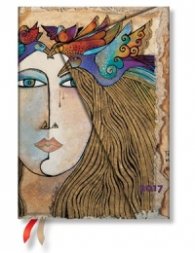 Бележник Paperblanks Dayplanners 2017 Soul & Tears, Midi/ 4223