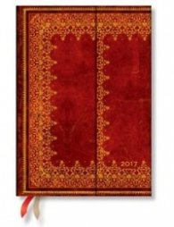 Бележник Paperblanks Dayplanners 2017 Folied, Midi/ 4056