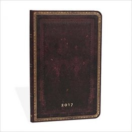 Бележник Paperblanks Dayplanners 2017 Black Moroccan, Maxi/ 4353