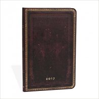 Бележник Paperblanks Dayplanners 2017 Black Moroccan, Maxi/ 4353
