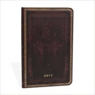 Бележник Paperblanks Dayplanners 2017 Black Moroccan, Maxi/ 4353