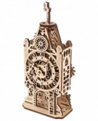Ugears Старинна часовникова кула - 3D пъзел 