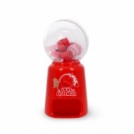 Контейнер-диспенсър с мини гуми за триене - Сърце - Legami