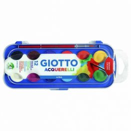 Акварелни бои Giotto Acquerelli 12 цвята 13801058