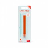 Комплект от 2 пълнителя за гел химикалка Legami Lovely Friends - Оранжево