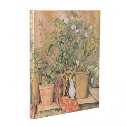 Бележник Paperblanks - Cezanne's Terracotta Pots and Flowers / Cezanne's