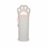 2 в 1 мек силиконов калъф за моливи - Котешка лапичка