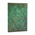 Бележник Paperblanks - Nature’s Grace / Emerald Flower / Midi / Lined