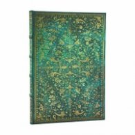 Бележник Paperblanks - Nature’s Grace / Emerald Flower / Midi / Lined