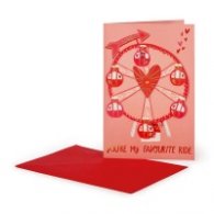 Поздравителна картичка Legami - с апликация за Свети Валентин